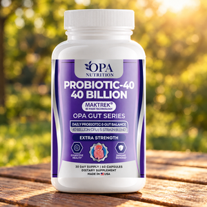 Probiotic-40 – Digestive Health, Gut Balance & Immune Support with 40 Billion CFU, 60 Caps - lifestyle image 4 [opa-gen]