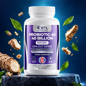 Probiotic-40 – Digestive Health, Gut Balance & Immune Support with 40 Billion CFU, 60 Caps - lifestyle image 3 [opa-gen]