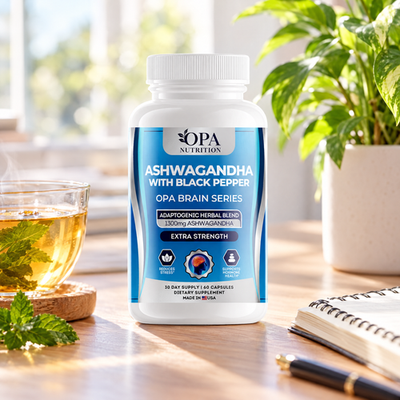Ashwagandha with Black Pepper – Relaxation, Balance & Daily Wellness Support, 60 Veggie Ca - lifestyle image 1 [opa-gen]