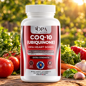 CoQ10 Ubiquinone – Heart Wellness, Cellular Energy & Antioxidant Support, 200 mg, 30 Capsu - lifestyle image 3 [opa-gen]