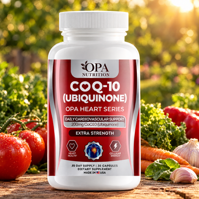 CoQ10 Ubiquinone – Heart Wellness, Cellular Energy & Antioxidant Support, 200 mg, 30 Capsu - lifestyle image 3 [opa-gen]