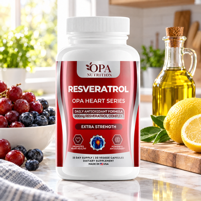Resveratrol – Antioxidant, Cellular Wellness & Healthy Aging Support, 600 mg, 30 Veggie Ca - lifestyle image 1 [opa-gen]
