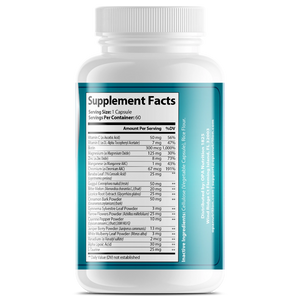 Blood Sugar Ultra ROC803 supplement facts