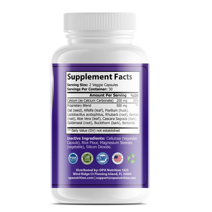 OPA Gut Colon Sweep Herbal Cleanse Digestive Support – 60ct