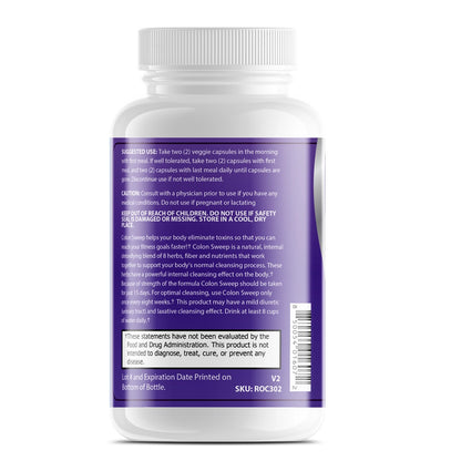 OPA Gut Colon Sweep Herbal Cleanse Digestive Support – 60ct