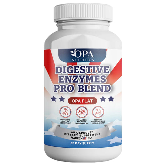 Anti-Bloating Pills with Digestive Enzymes Probiotics - 60 Ct Front.jpg