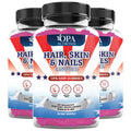 Biotin Gummies for Hair Skin and Nails 5000mcg Stronger Faster Growth - 60 Ct Pack of 3.jpg