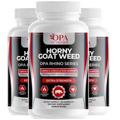 OPA Rhino Horny Goat Weed Energy & Vitality Blend – 60ct