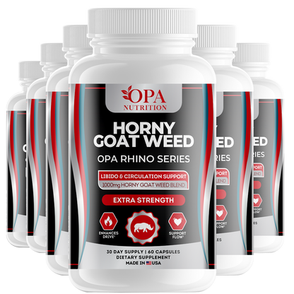 OPA Rhino Horny Goat Weed Energy & Vitality Blend – 60ct