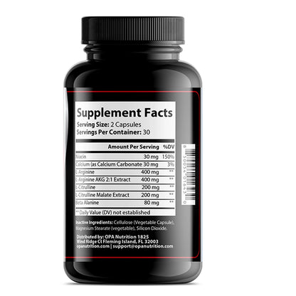 OPA Rhino L-Arginine Complex Performance Capsules – 60ct