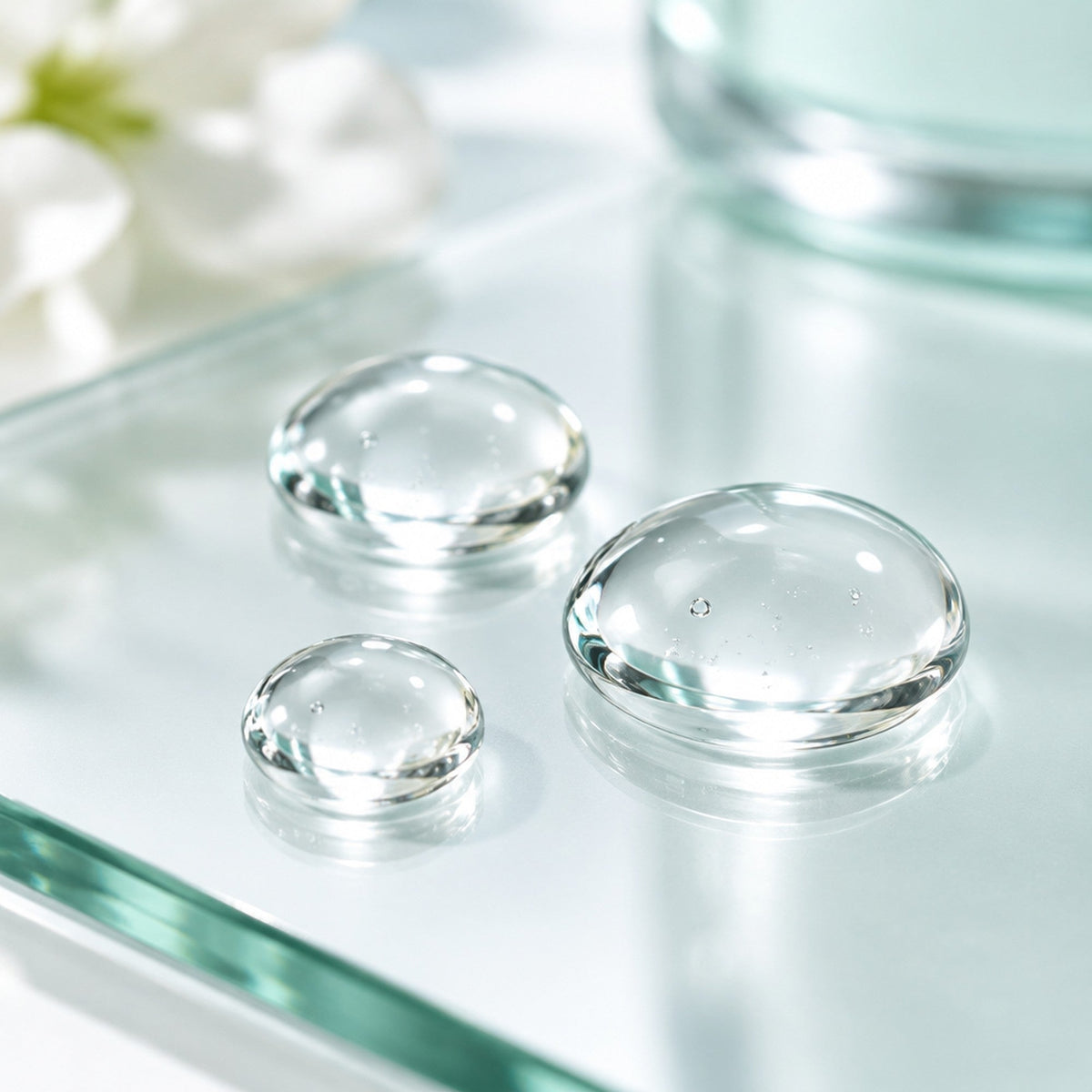 Luma Lash eyelash and brow conditioning serum clear texture close-up