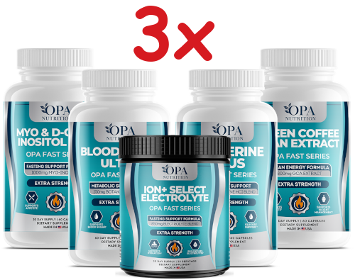 OPA Fast Series 90 Day – Intermittent Fasting Support Supplement Bundles