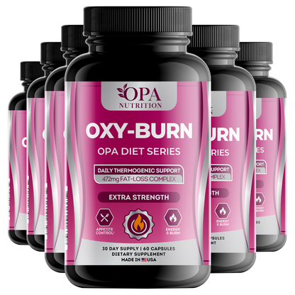 OPA Diet Oxy Burn Energy Focus Metabolism Support – 60ct