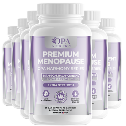 OPA Harmony Menopause Support – Daily Formula for Hormonal Balance, Energy & Wellness, 90ct