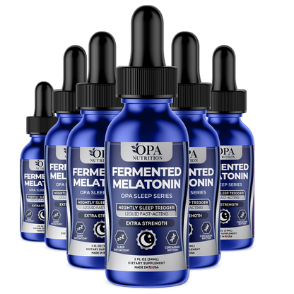 OPA Sleep Fermented Melatonin – Fast-Acting Nighttime Support for Relaxation & Restful Sleep, 54 Servings