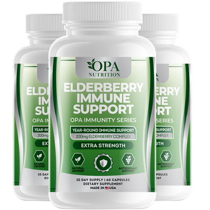 OPA Immunity Elderberry + Vitamin C Immune Support – 60ct