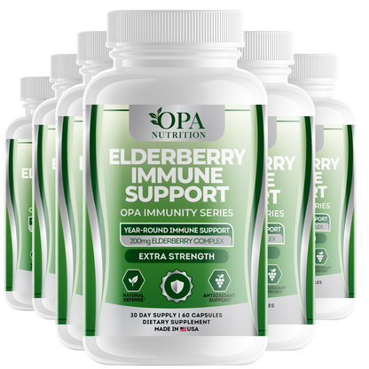 OPA Immunity Elderberry + Vitamin C Immune Support – 60ct