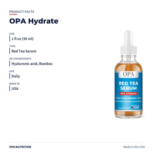 OPA Hydrate Red Tea Serum product facts