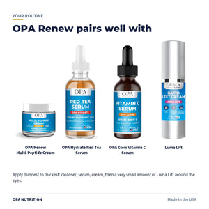 OPA Renew Multi-Peptide Cream routine: pairs well with