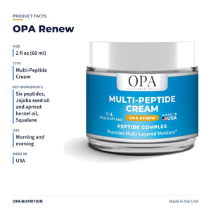 OPA Renew Multi-Peptide Cream product facts