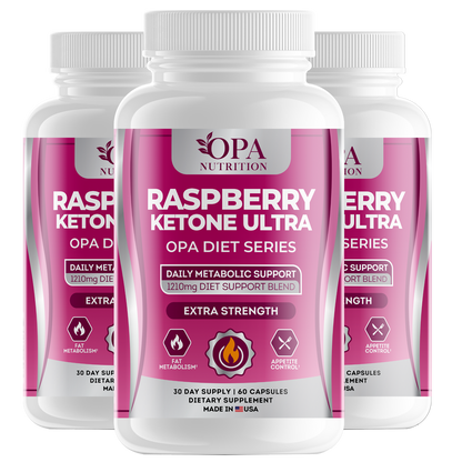 Raspberry Ketone Ultra Blend with African Mango & Green Tea - 60ct