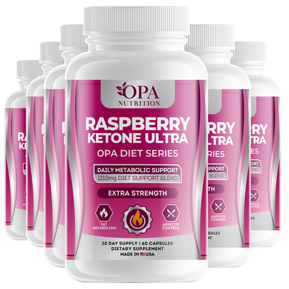 Raspberry Ketone Ultra Blend with African Mango & Green Tea - 60ct