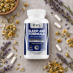 Sleep Aid Formula – Nighttime Relaxation, Sleep Quality & Restful Sleep Support with Melat - lifestyle image 2 [opa-gen]