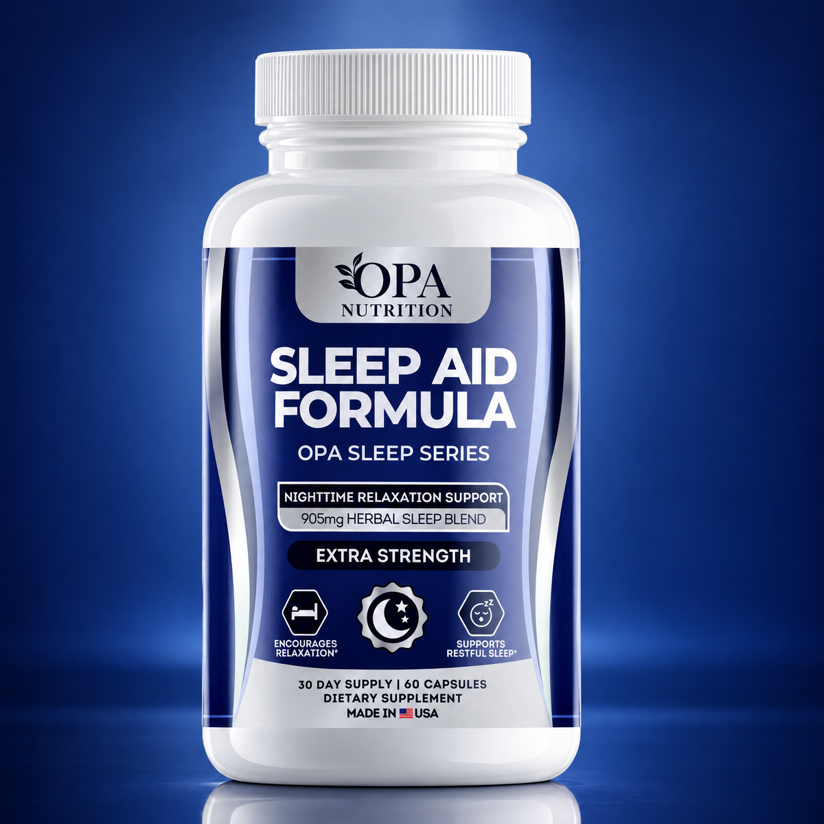 Sleep Aid Formula – Nighttime Relaxation, Sleep Quality & Restful Sleep Support with Melat - lifestyle image 3 [opa-gen]