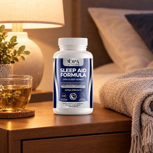 Sleep Aid Formula – Nighttime Relaxation, Sleep Quality & Restful Sleep Support with Melat - lifestyle image 1 [opa-gen]