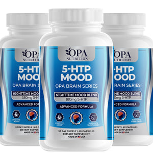 OPA Nutrition 5-HTP Mood capsules, 3-pack of bottles