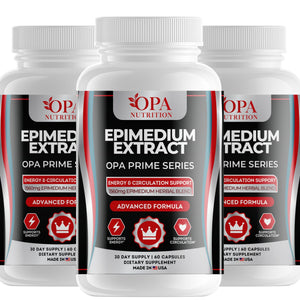 OPA Nutrition Epimedium Extract capsules, 3-pack of bottles