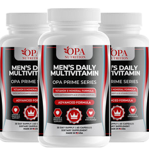 OPA Nutrition Men's Daily Multivitamin capsules, 3-pack of bottles
