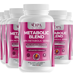 OPA Nutrition Metabolic Blend capsules, 6-pack of bottles