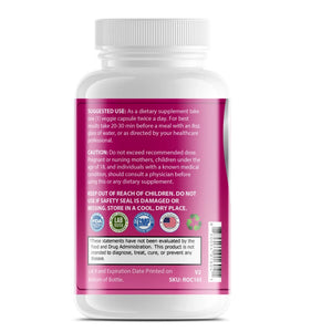 Back label of OPA Nutrition Best Seller Blend showing suggested use, caution statement, storage instructions, SKU and FDA disclaimer