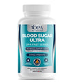 OPA Nutrition Blood Sugar Ultra OPA Fast Series bottle with metabolic support blend, 250mg botanical complex and 60 capsules