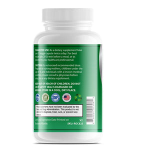 Back label of OPA Nutrition Turmeric with Ginger and BioPerine showing suggested use safety information and FDA disclaimer