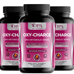 OPA Nutrition Oxy-Charge capsules, 3-pack of bottles