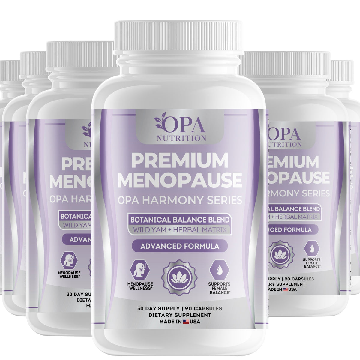 OPA Nutrition Women’s Daily Balance capsules, 6-pack of bottles