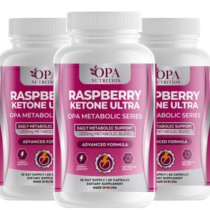 OPA Nutrition Raspberry Ketone Ultra capsules, 3-pack of bottles