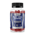 OPA Nutrition Sleep Well Gummies bottle, front label with 2 mg melatonin and chamomile blend