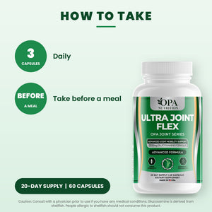 OPA Nutrition Ultra Joint Flex suggested use directions for capsules