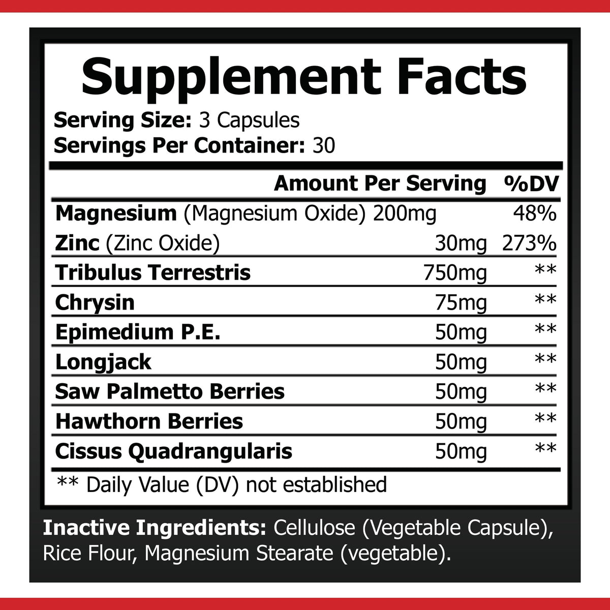 OPA Nutrition Ultra Prime Supplement Facts panel showing serving size and amounts per serving