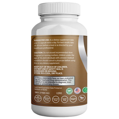 Anti-Bloating Pills with Digestive Enzymes Probiotics - 60 Ct Suggested Use.jpg