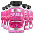 Biotin Gummies for Hair Skin and Nails 5000mcg Stronger Faster Growth - 60 Ct Pack of 6.jpg