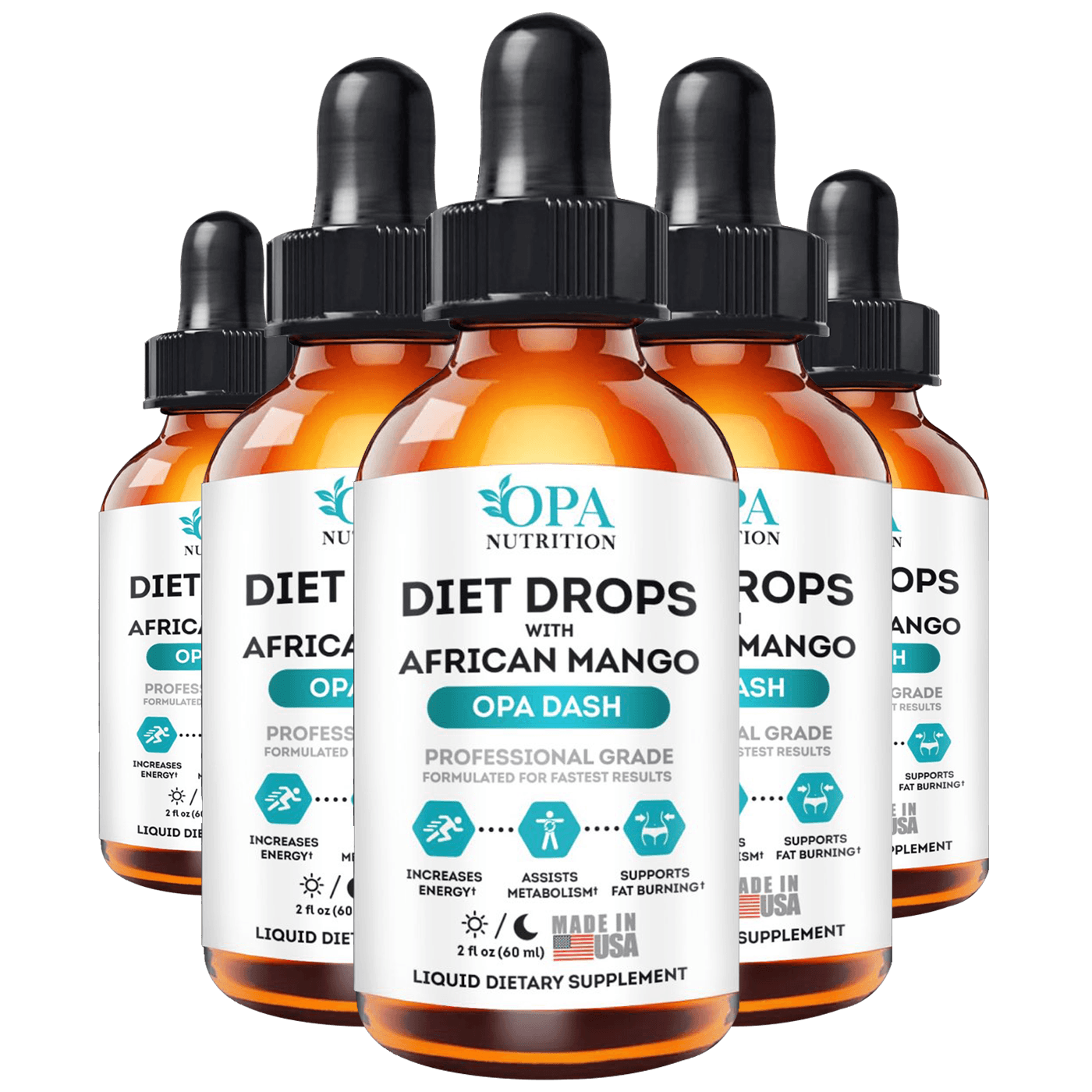 Diet Drops for Weight Loss with African Mango - 60 ml Pack of 6.jpg