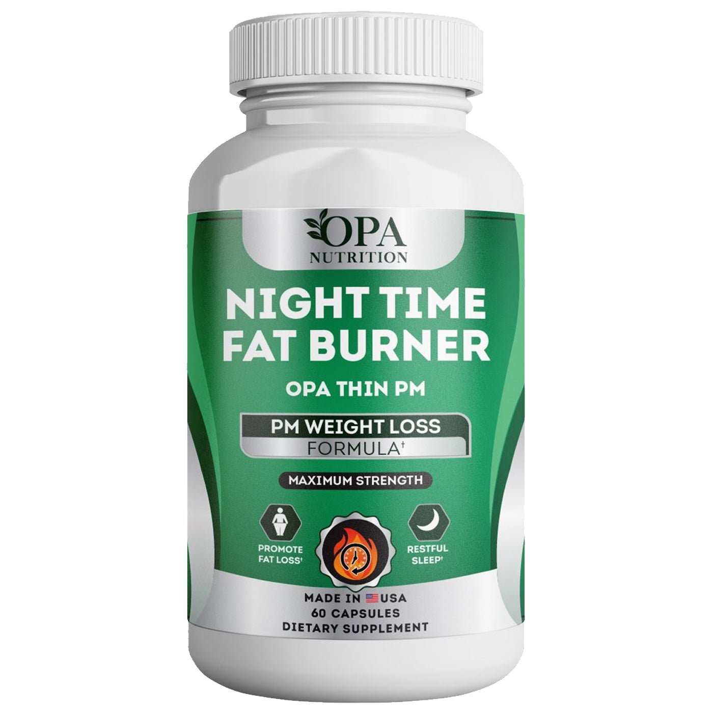 Night Time Fat Burner and Maximum Night Shred with Sleep Aid - 60 Ct Front.jpg