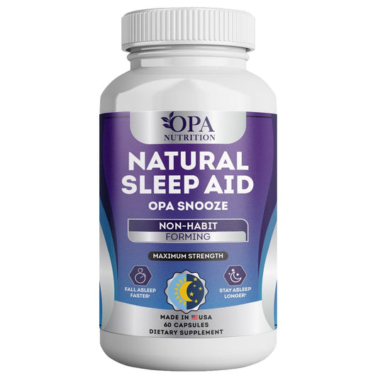 Over the Counter Sleep Aid Supplement Non-Habit Forming - 60 Ct Front.jpg