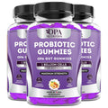 Probiotic Gummies for Smooth Digestion Gas Constipation Relief - 60 Ct Pack of 3.jpg