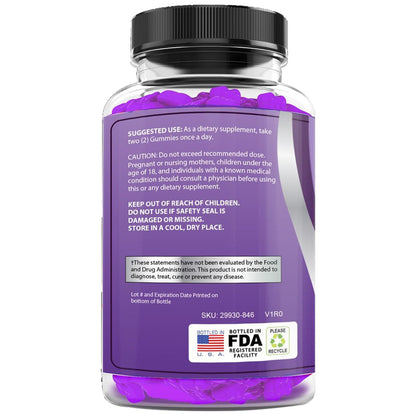 Probiotic Gummies for Smooth Digestion Gas Constipation Relief - 60 Ct Suggested Use.jpg