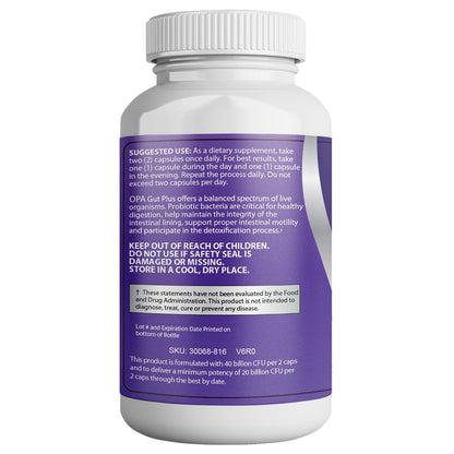 Probiotic for Men and Women for Stomach Acid Resistant - 60 Ct Suggested Use.jpg